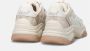 Ash Addict Sneakers Vintage Stijl Beige Dames - Thumbnail 4