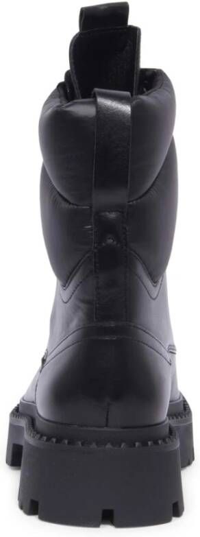 ASH Anfibio Leren Puffy Nylon Laarzen met Studs