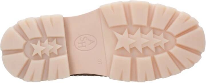 ASH Beige leren instapsandalen