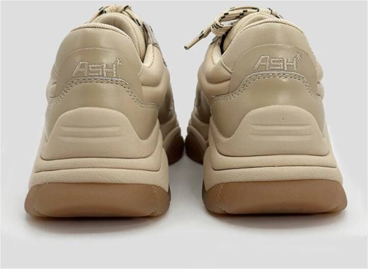 Ash Beige Leren Platform Sneaker Beige Dames