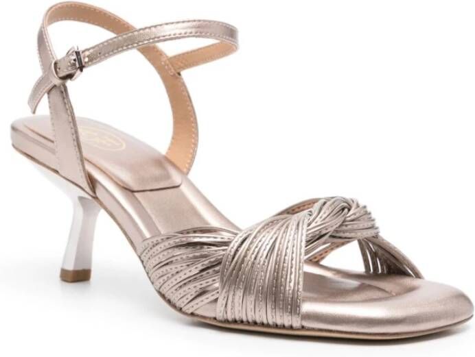 ASH Beige Sandalen met Enkelband