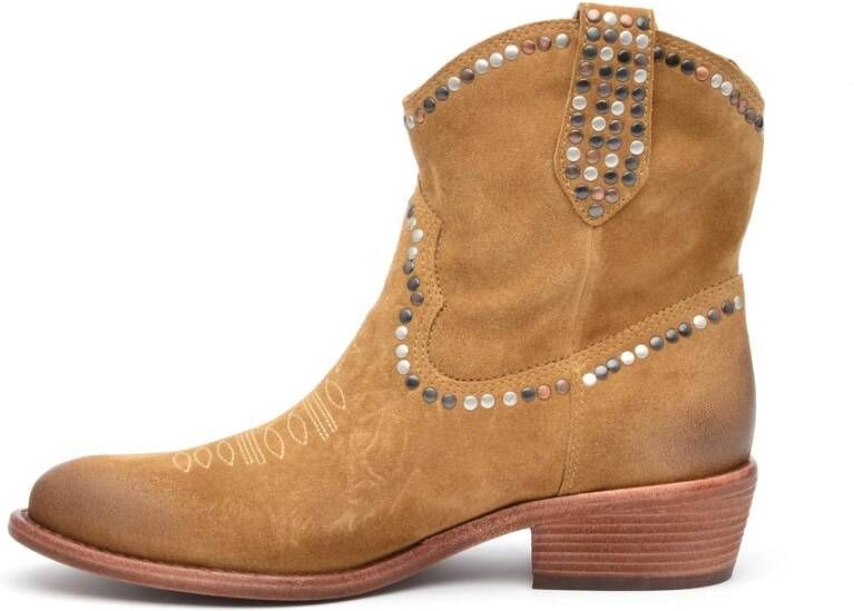 ASH Beige Suède Texano Laars