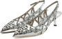 ASH Zilveren Kitten Heel Platte Schoenen - Thumbnail 4