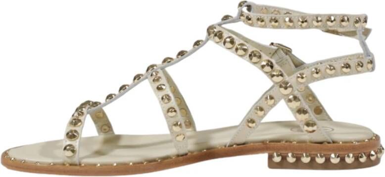 ASH Boog Gesp Leren Sandalen