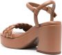 Ash Bruine Geweven Sandalen Brown Dames - Thumbnail 12
