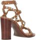 Ash Bruine Leren Sandalen met Stenen Brown Dames - Thumbnail 6