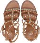 Ash Bruine Leren Sandalen met Stenen Brown Dames - Thumbnail 8