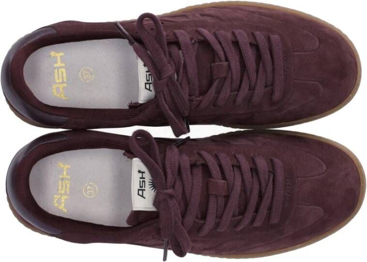 ASH Burgundy Nabuck Sneaker