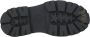Ash Zwarte Leren Dameslaarzen met Oversized Rubberen Zool Black Dames - Thumbnail 9