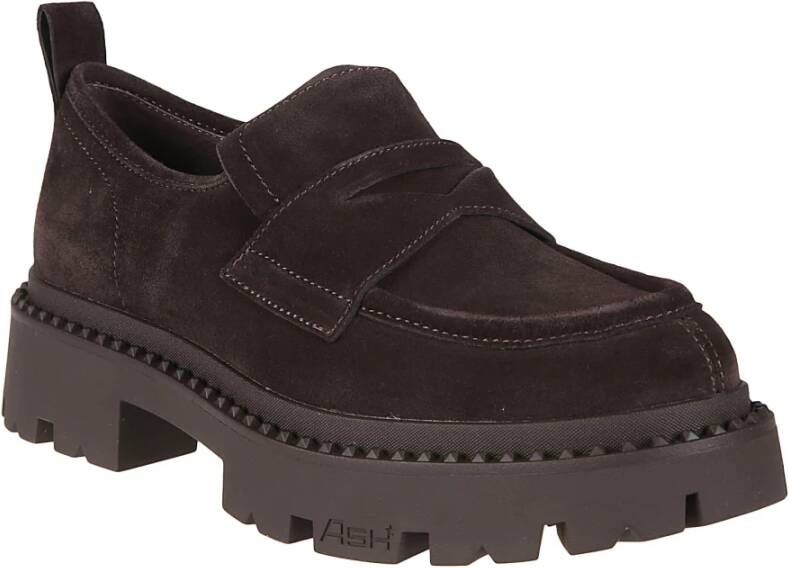 Ash Ebano Dark Gun Loafers Brown Dames