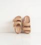 Ash Beige Leren Platte Sandalen met 6cm Hak Beige Dames - Thumbnail 6