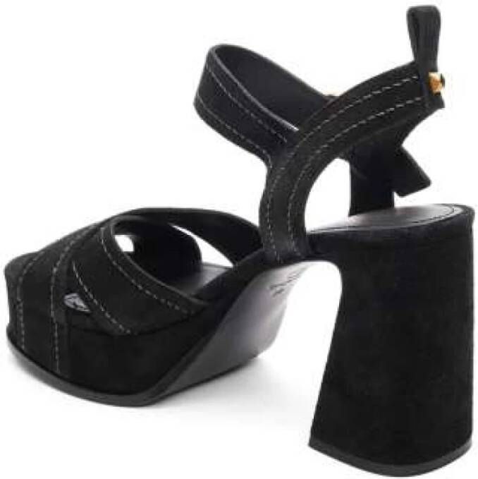 Ash Flat Sandals Black Dames