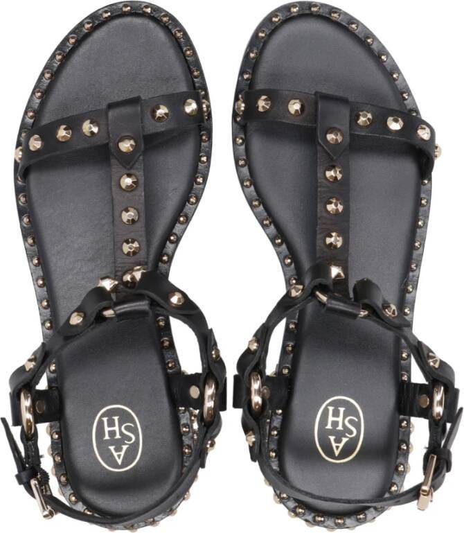 Ash Flat Sandals Black Dames