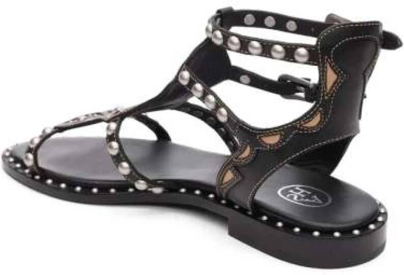 Ash Flat Sandals Black Dames