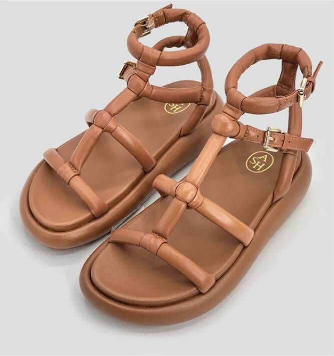 Ash Flat Sandals Brown Dames