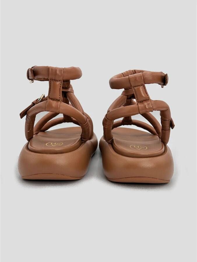 Ash Flat Sandals Brown Dames