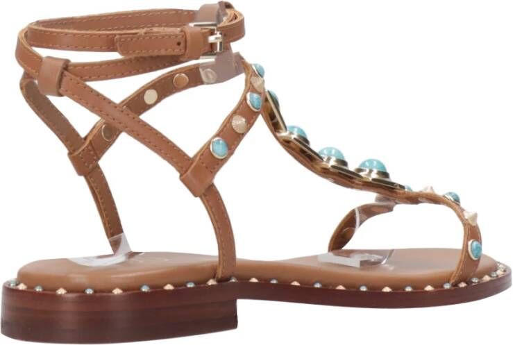 Ash Flat Sandals Brown Dames