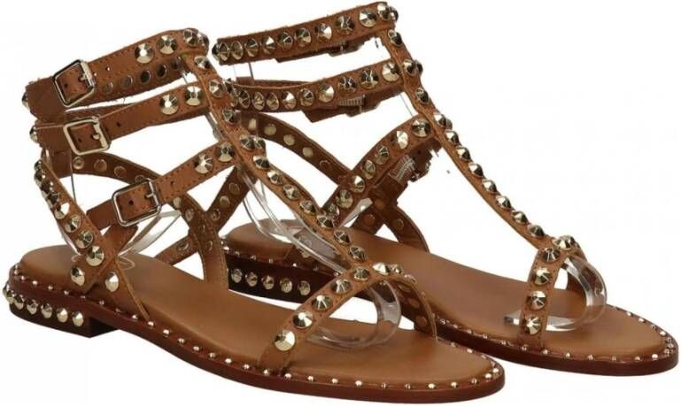 Ash Flat Sandals Brown Dames