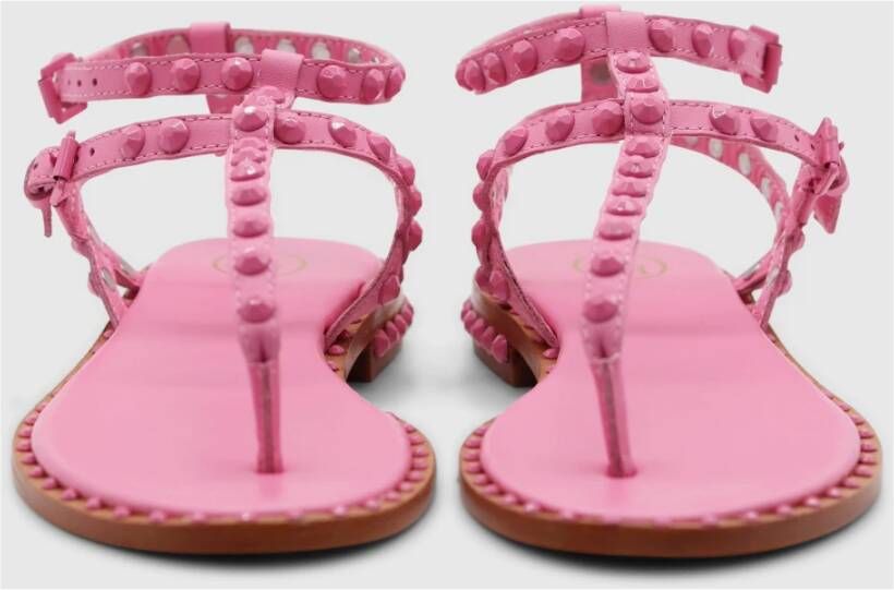 Ash Paros Brasil Pink Platte Sandalen Roze Dames