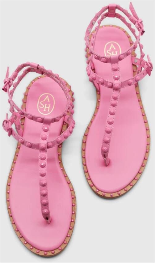 Ash Paros Brasil Pink Platte Sandalen Roze Dames