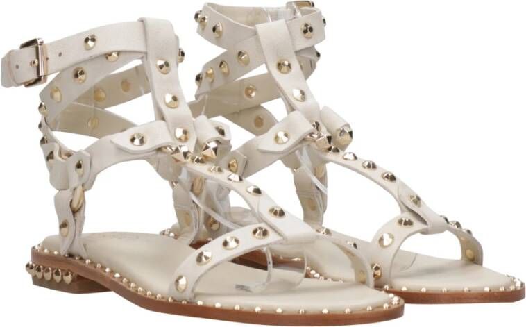 Ash Flat Sandals White Dames