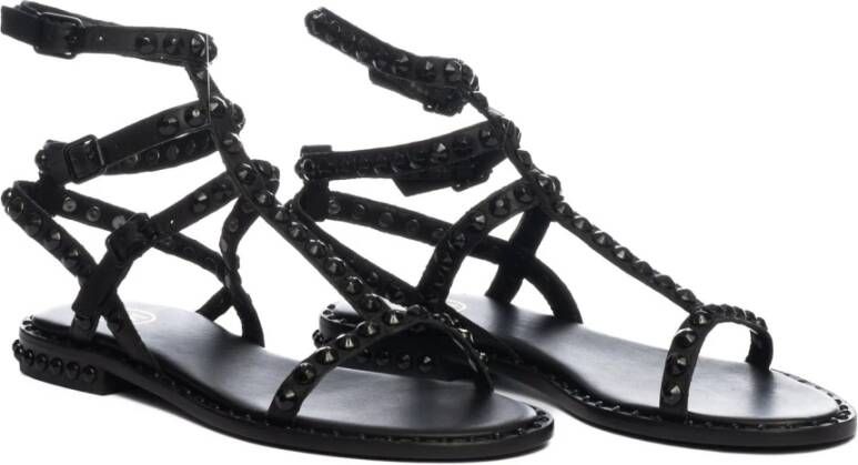 Ash Flat Sandals Zwart Dames