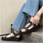 Ash Zomerse Stijl Platte Sandalen Zwart Dames - Thumbnail 2