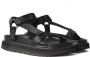 Ash Zomerse Stijl Platte Sandalen Zwart Dames - Thumbnail 3