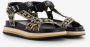 Ash Zwarte sandalen met Azteekse geïnspireerde borduursels en stud-details Black Dames - Thumbnail 6
