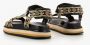 Ash Zwarte sandalen met Azteekse geïnspireerde borduursels en stud-details Black Dames - Thumbnail 7