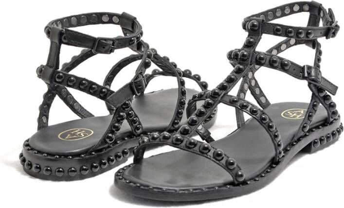 Ash Flat Sandals Zwart Dames