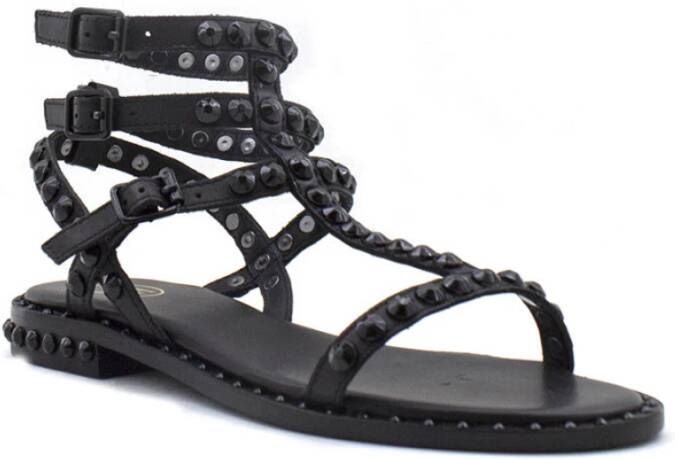 Ash Flat Sandals Zwart Dames