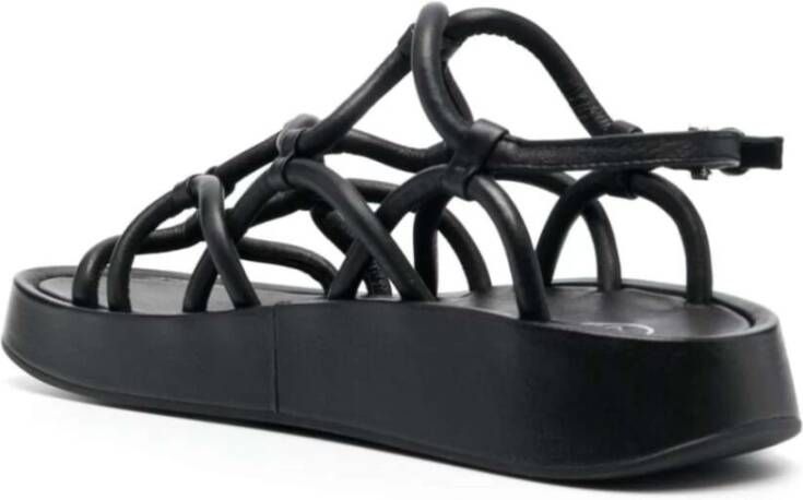 Ash Flat Sandals Zwart Dames