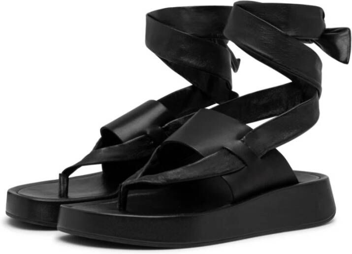 Ash Platform Flip Flop Sandalen Zwart Dames