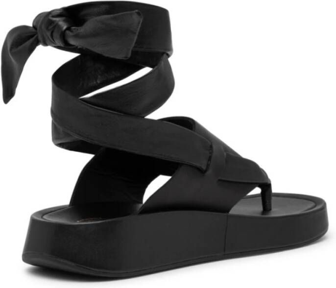 Ash Platform Flip Flop Sandalen Zwart Dames