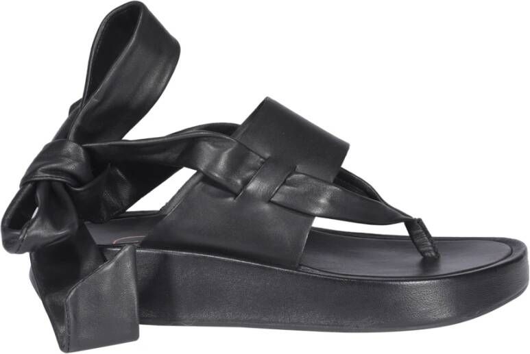 Ash Platform Flip Flop Sandalen Zwart Dames