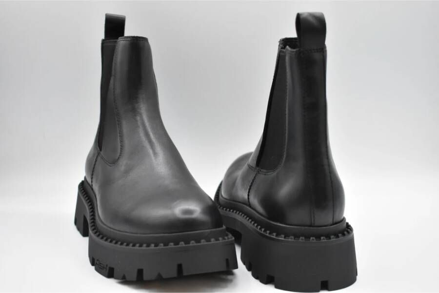 ASH Genesis 01 Zwarte Leren Chelsea Boots