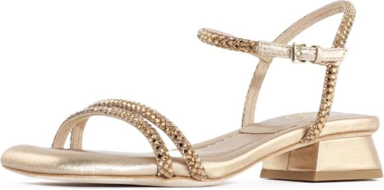 Ash Gouden Kristal Sandalen Beige Dames