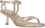 Ash Gouden Leren Sandaal met Hak Beige Dames - Thumbnail 13