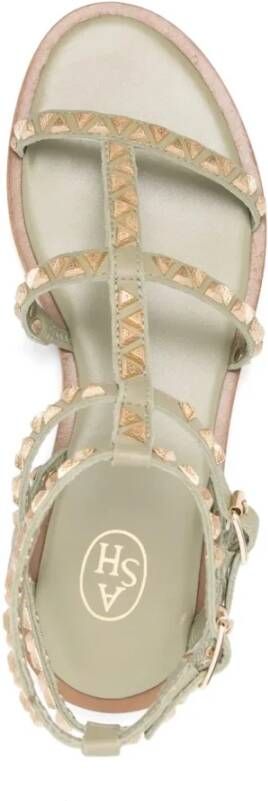 ASH Groene Leren Sandalen voor Vrouwen