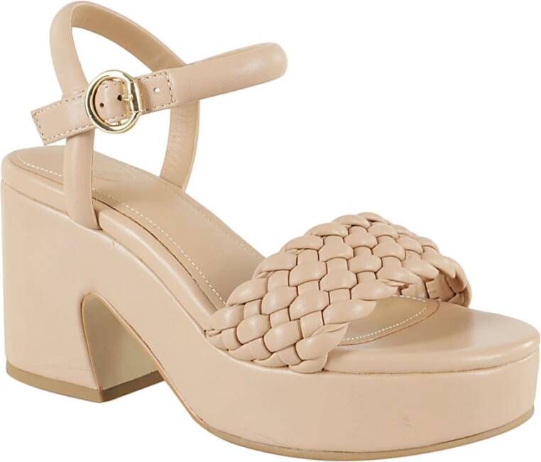 Ash High Heel Sandals Beige Dames