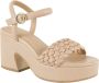 Ash High Heel Sandals Beige Dames - Thumbnail 2