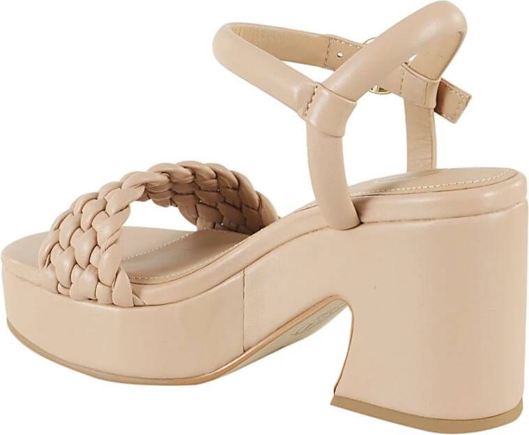 Ash High Heel Sandals Beige Dames