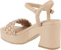 Ash High Heel Sandals Beige Dames - Thumbnail 3