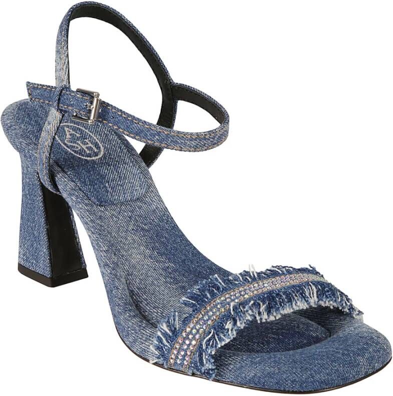 Ash High Heel Sandals Blue Dames