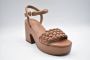 Ash High Heel Sandals Brown Dames - Thumbnail 2
