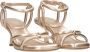 Ash Gouden Leren Sandaal met Hak Beige Dames - Thumbnail 7