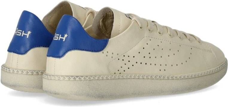 Ash Ivoorblauwe Sneaker met Geperforeerd Logo Beige Heren