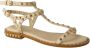 Ash Gouden Studs Ivoor Leren Sandalen Beige Dames - Thumbnail 2