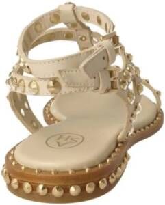 Ash Ivory Panic Studded Sandals Beige Dames